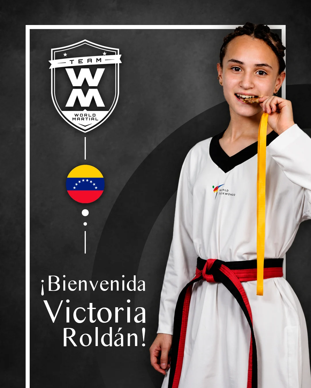 Victoria Roldán, deportista de Team World Martial